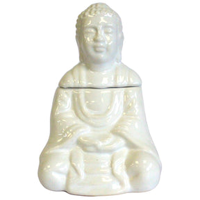 Balta aromlampa | Sēdošs Buda
