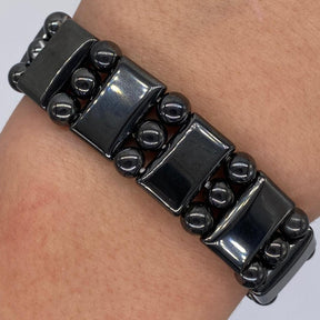 Hematite magnetic field bracelet
