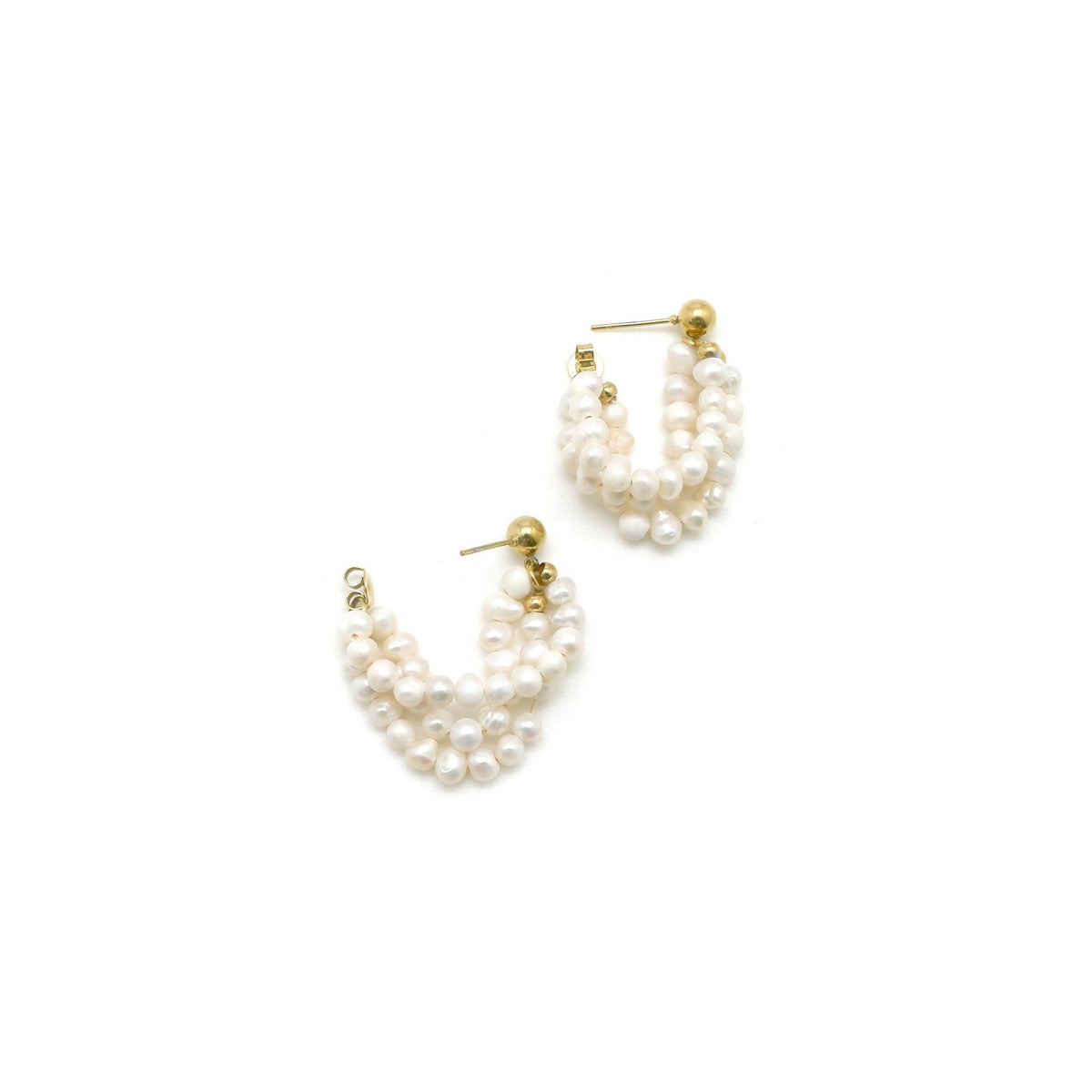 Freshwater pearl earrings "ELEGANCE"